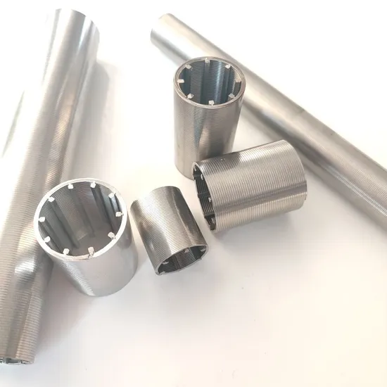 Stainless Steel V Slot Wire Wrapped Water Well Screen Tube Filter